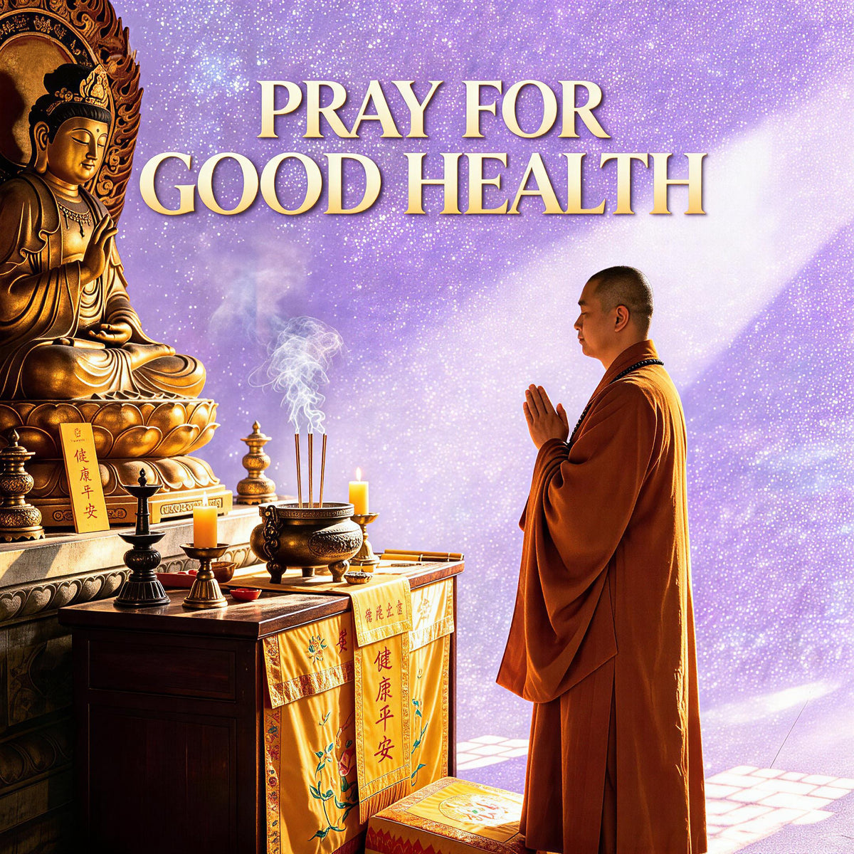 Praying for blessings, prosperity, and good health