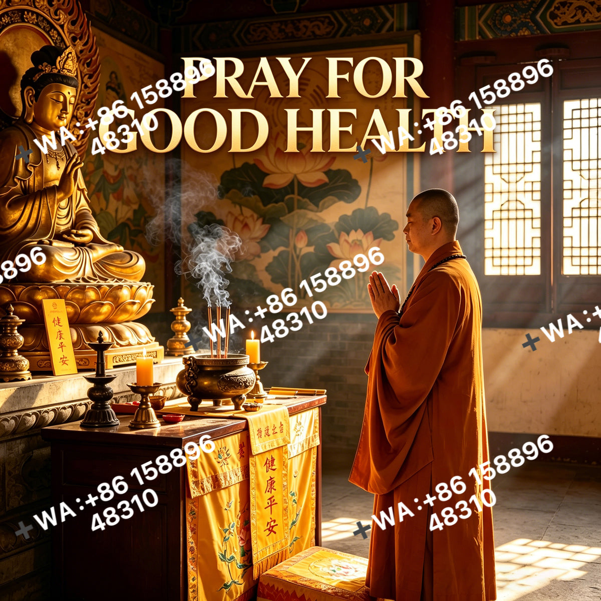 Praying for blessings, prosperity, and good health