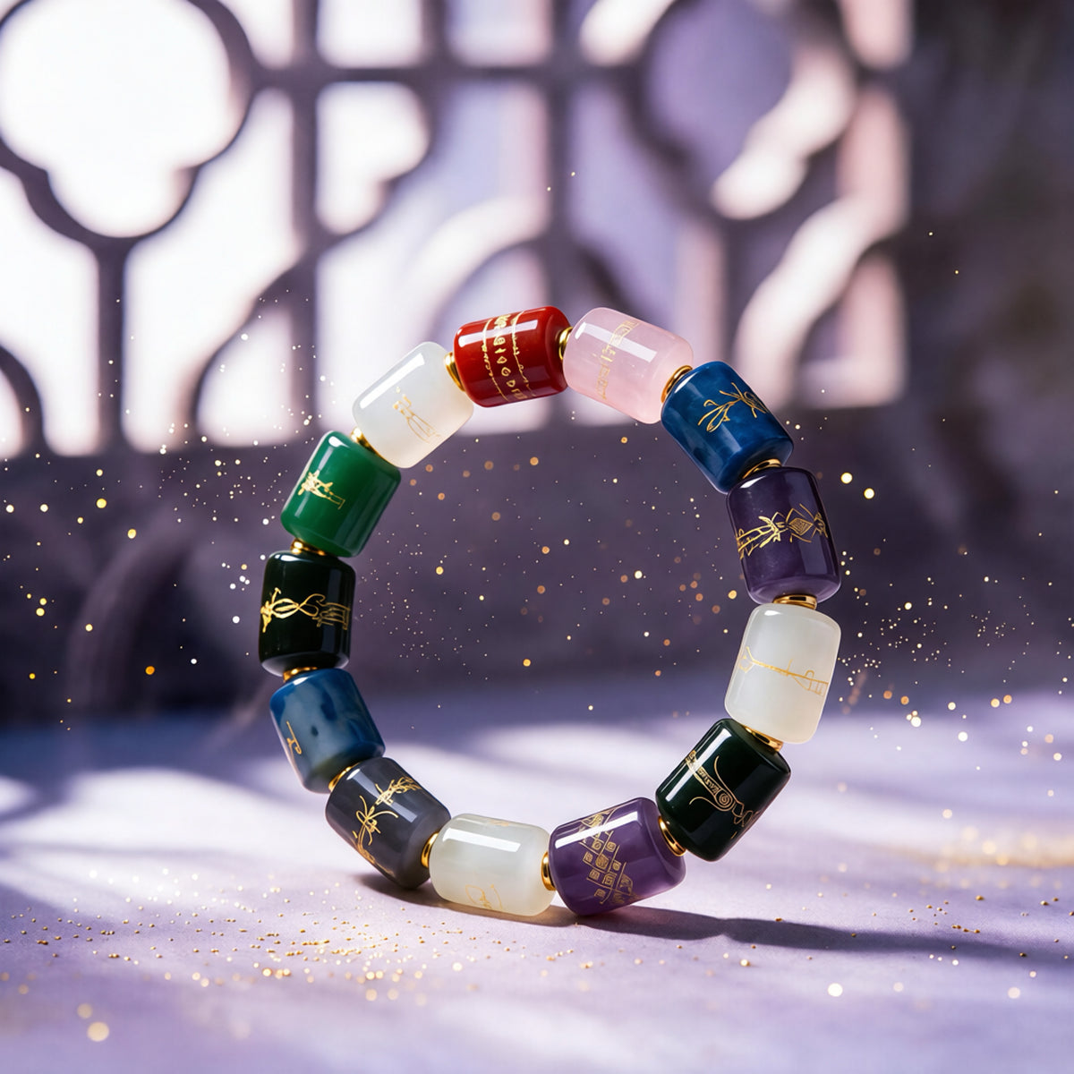 Feng Shui Thirteen Treasures Bracelet | Protection Spiritual Jewelry