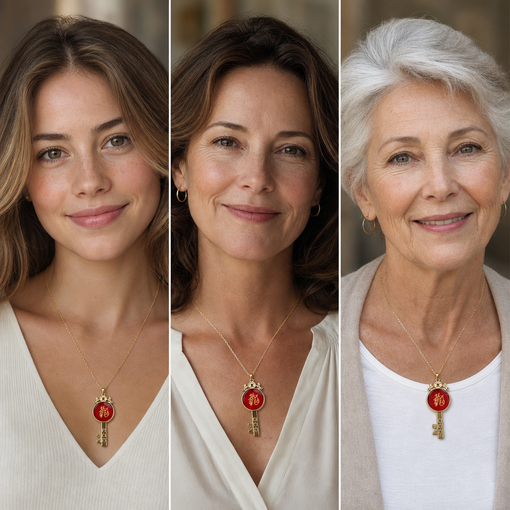 Ziwei Dragon Key Talisman | Feng Shui Wealth Jewelry