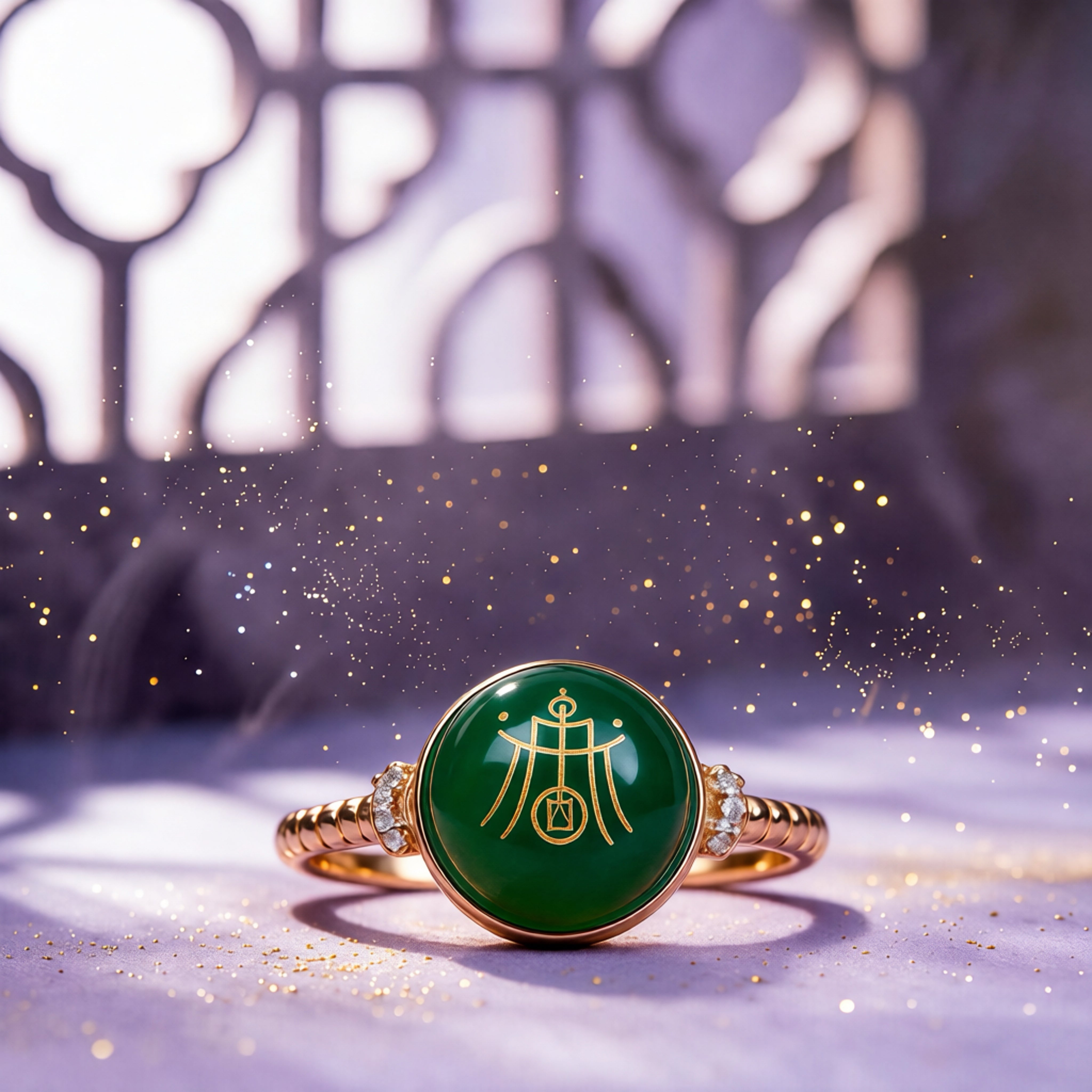Mude Gold Talisman Ring | Feng Shui Wealth Jewelry