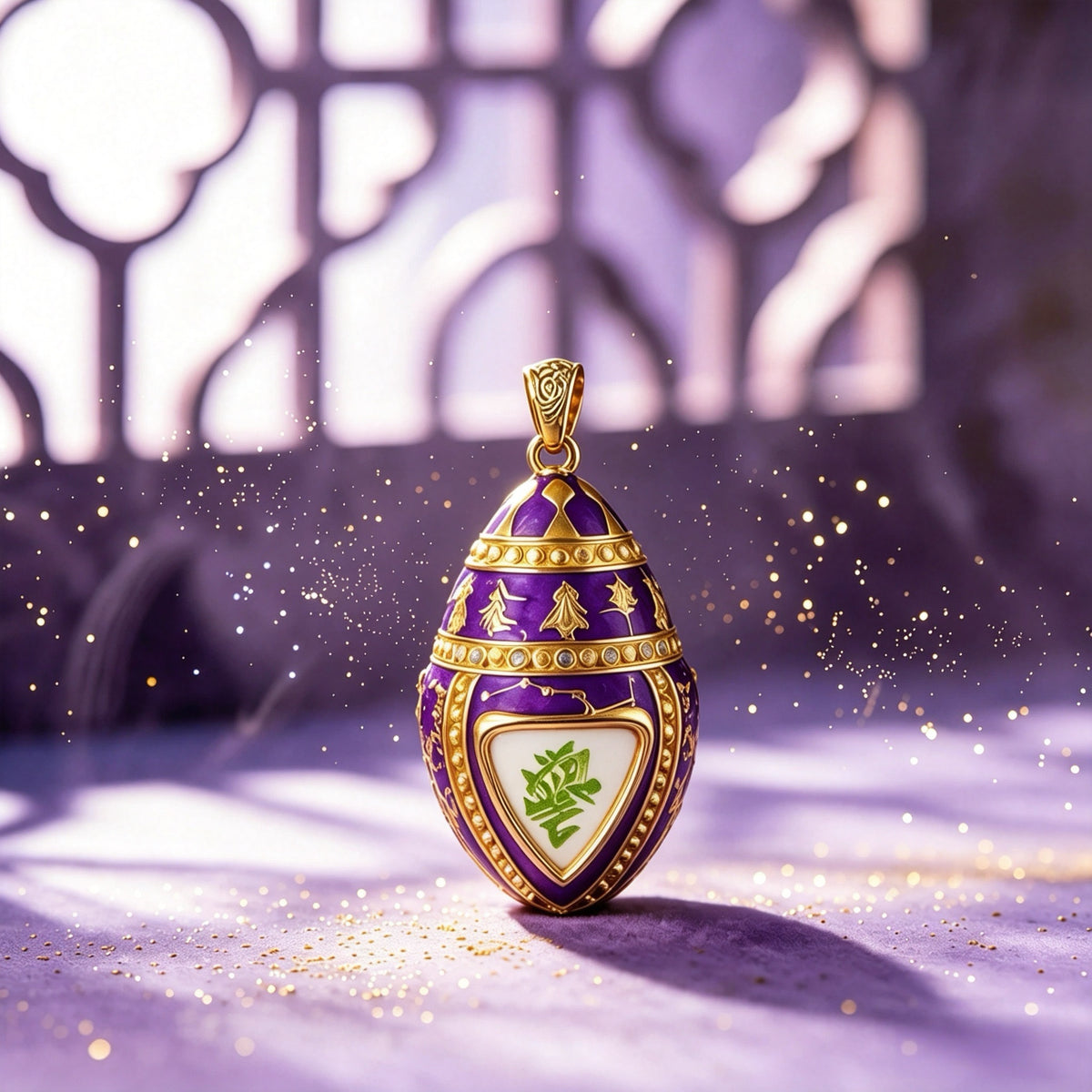 Feng Shui Purple Aura Gau Pendant | Spiritual Protection Jewelry