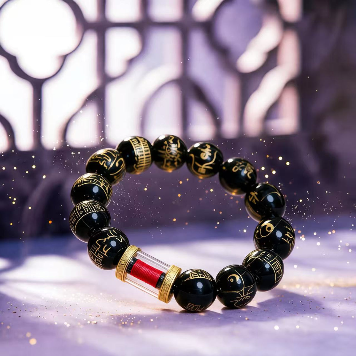 Sixteen Wealth Sacred Seals Bracelet | Feng Shui Wealth Jewelry