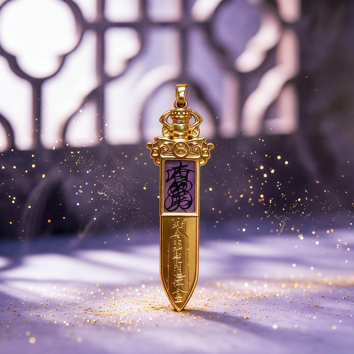 Feng Shui Celestial Sword Pendant | Protection Charm