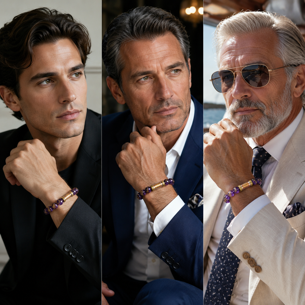 Feng Shui Purple Guardian Bracelet | Protection Charm