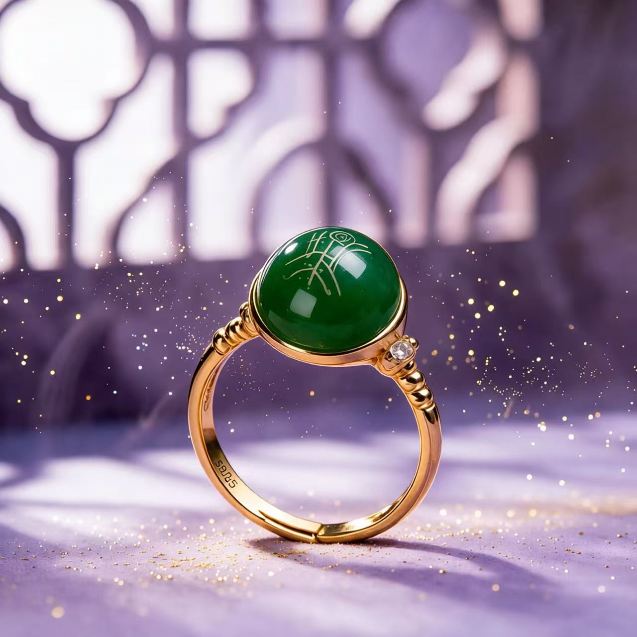 Mude Gold Talisman Ring | Feng Shui Wealth Jewelry