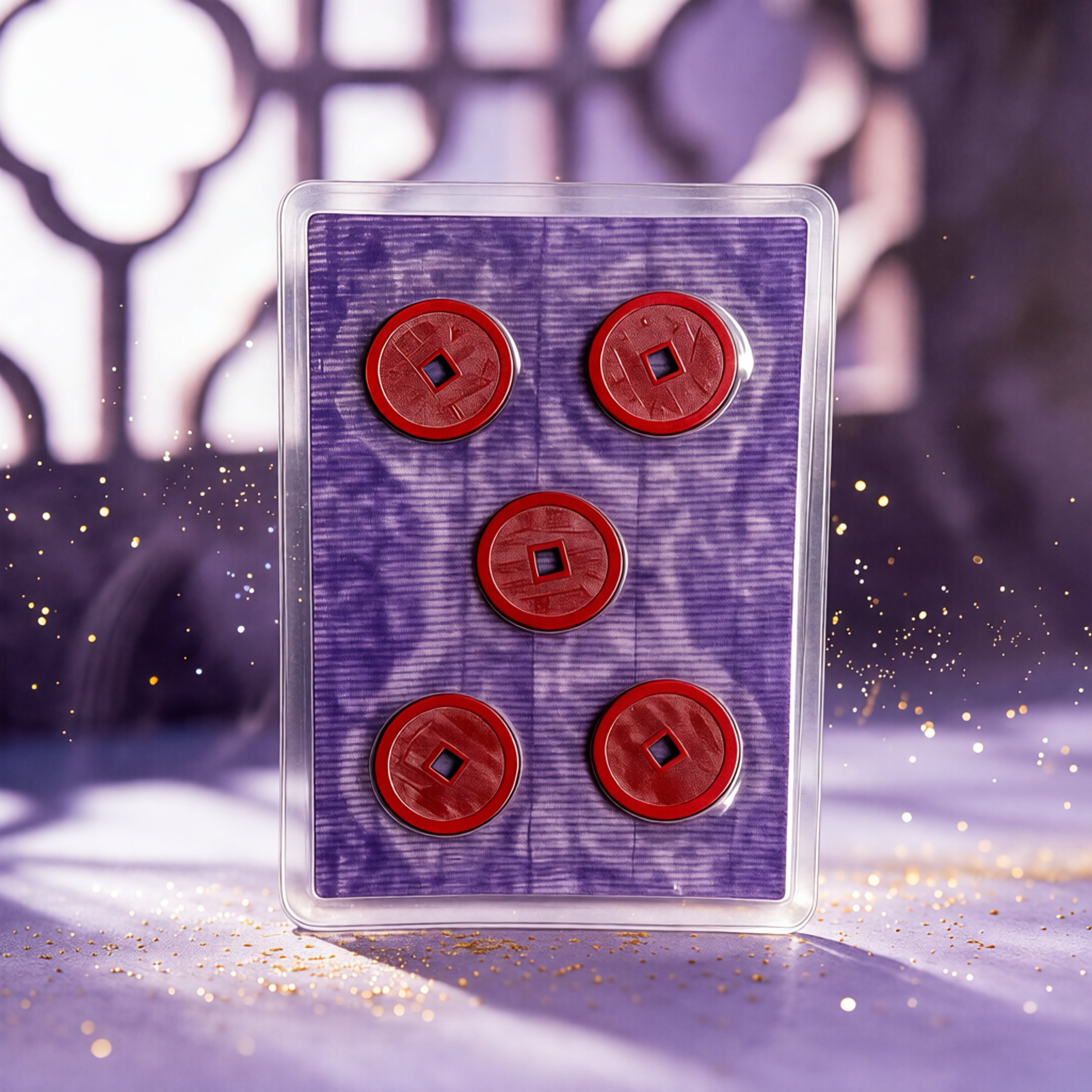 Feng Shui Purple Mountain Talisman | Protection Spiritual Jewelry