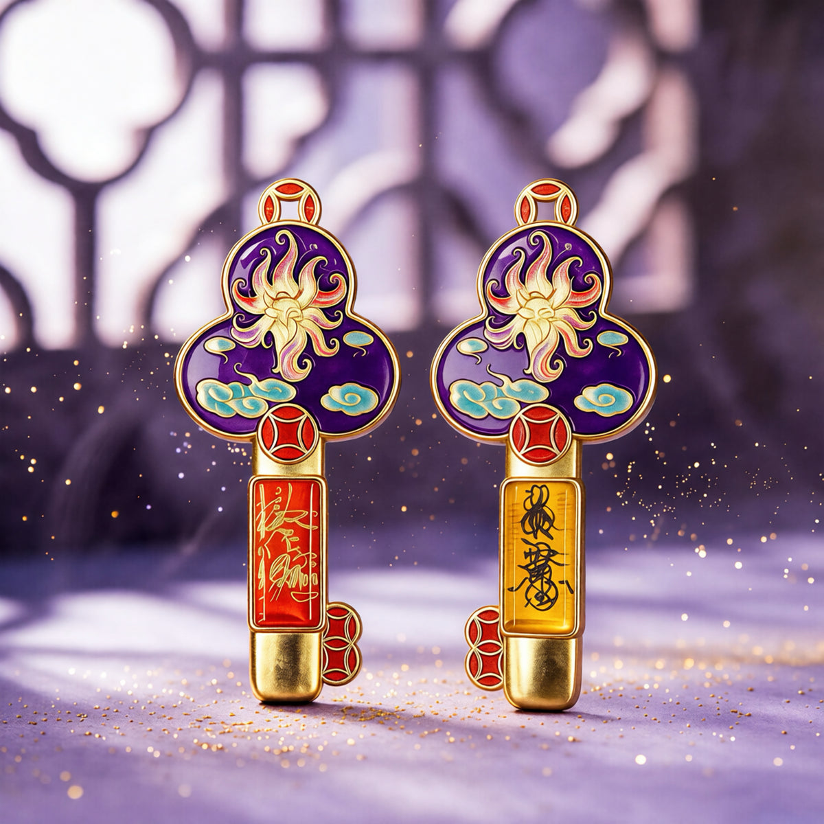 Nine-Tailed Fox Talisman | Feng Shui Wealth Protection Jewelry