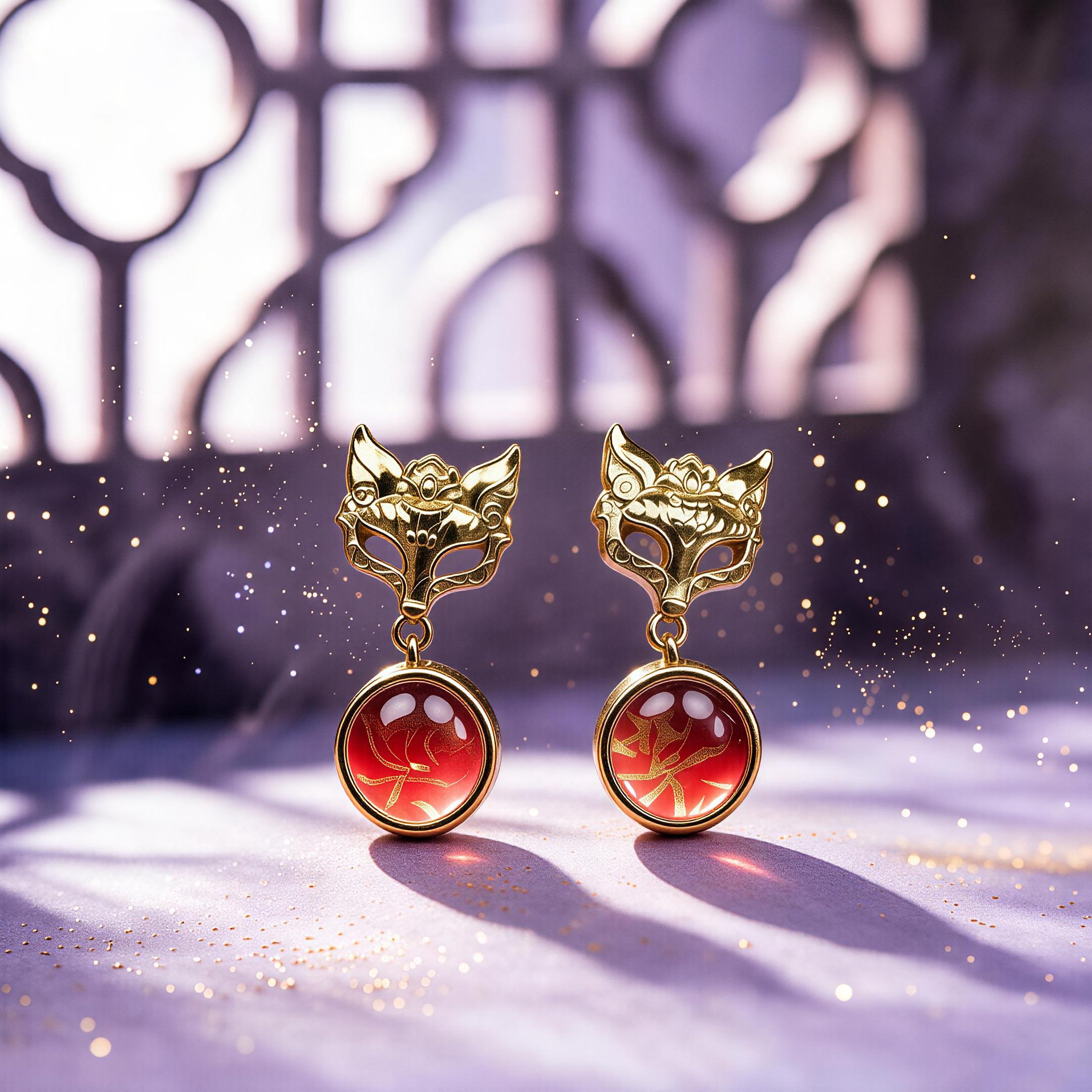 Mountain Spirit Stud Earrings | Feng Shui Spiritual Jewelry